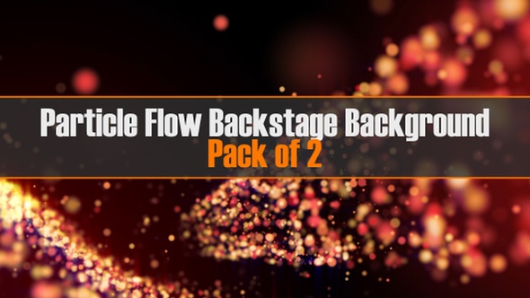 Particle Flow Backstage Background