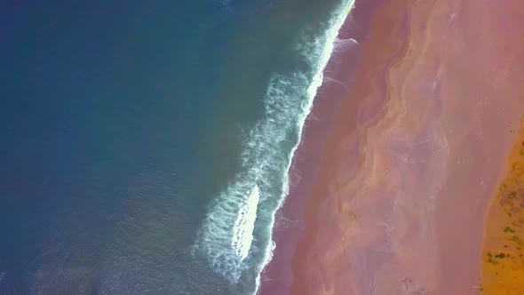 Aerial View of the Pacific Ocean