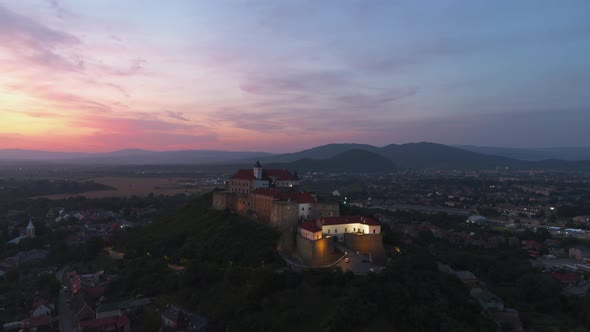 Castle Amazing Sunset