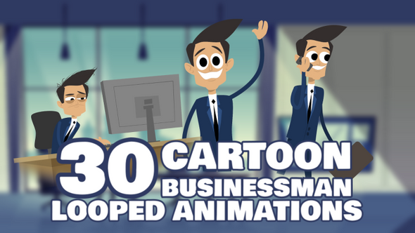 30 Businessman Animations 4K