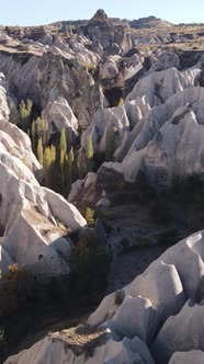 Cappadocia Landscape Aerial View