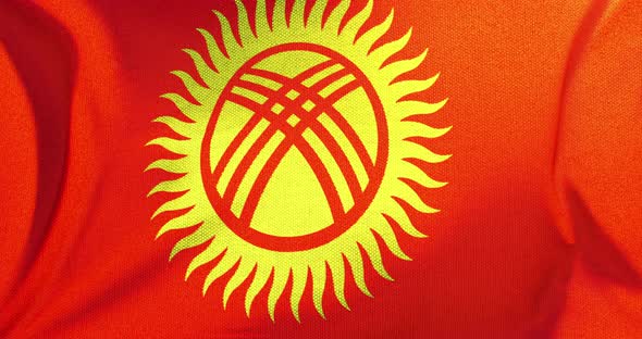 Kyrgyzstan - Flag - 4K