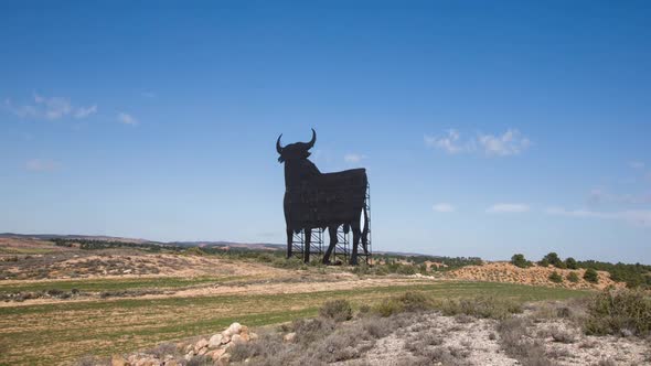 spain bull icon roadside symbol animal spanish