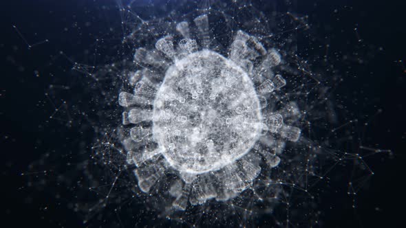 Coronavirus nCoV Respiratory Virus in 4K