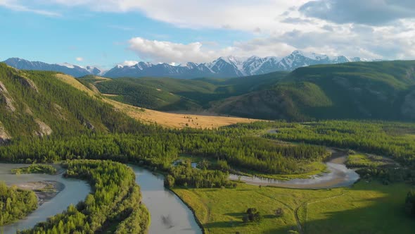 Kurai Steppe and Chuya River