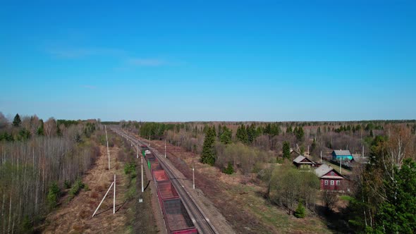 Rural Area Along the Railway