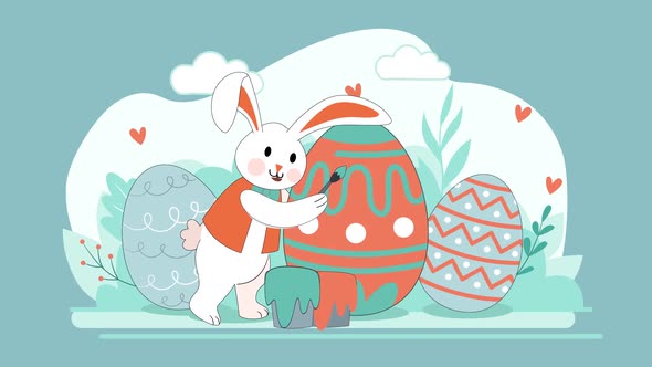 Easter Character Animation Scene 01