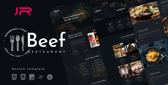 Beef - Restaurant React NextJS Template
