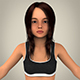 Realistic Child Girl - 3DOcean Item for Sale