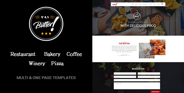 Butter - Restaurant & Winery WordPress Theme