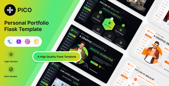 Pico - Flask Personal Portfolio Template