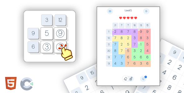 Number Sum - HTML5 Game - Construct 3