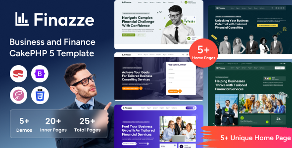 Finazze - Business and Finance CakePHP Template