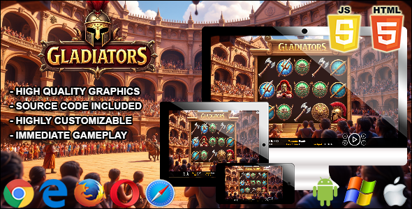 Gladiators - HTML5 Slot Machine