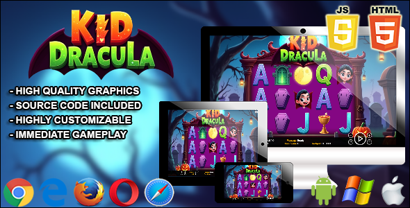 Kid Dracula - HTML5 Slot Machine