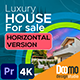 Luxury Home Sale AD-01 (Premiere Pro) - Horizontal - VideoHive Item for Sale