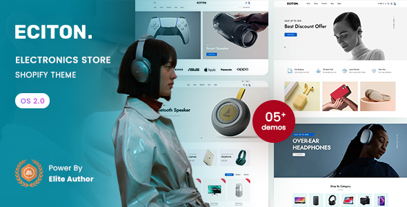 Eciton - Electronics Store Responsive Shopify 2.0 Theme