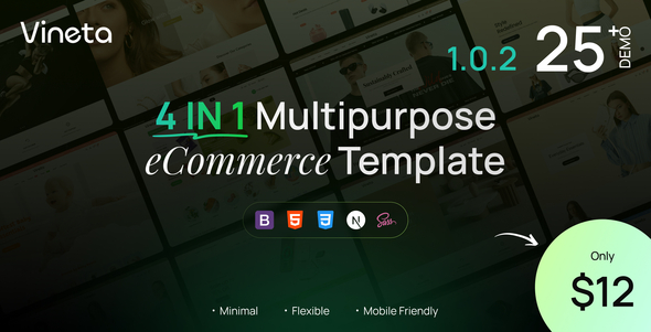 Vince Multipurpose eCommerce HTML5 Template
