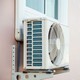Air Conditioner Outside Building Exterior Hum Fan
