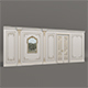 Wall Molding in Classic French Style 54 - 3DOcean Item for Sale