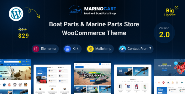 Marinocart - Boat Parts & Marine Parts Store WooCommerce Theme