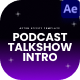 Podcast Talkshow Intro - VideoHive Item for Sale