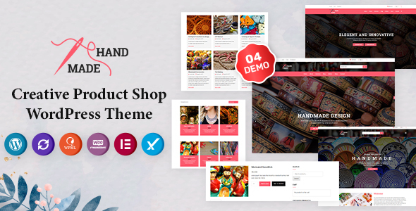 Handmade Product Shop WordPress Theme