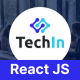 Techin – IT Services and Technology React JSTemplate - ThemeForest Item for Sale