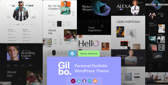 Gilbo - Creative Portfolio & Personal WordPress Theme