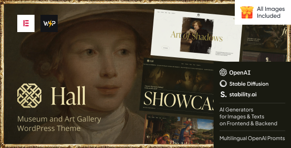 Hall - Museum and Art Gallery WordPress Theme