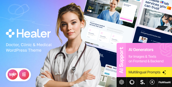 Healer - Doctor, Clinic & Medical WordPress Theme