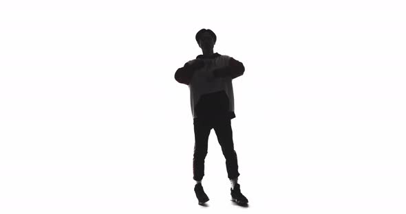 Dancer Shadow Hip Hop Performance Silhouette Guy