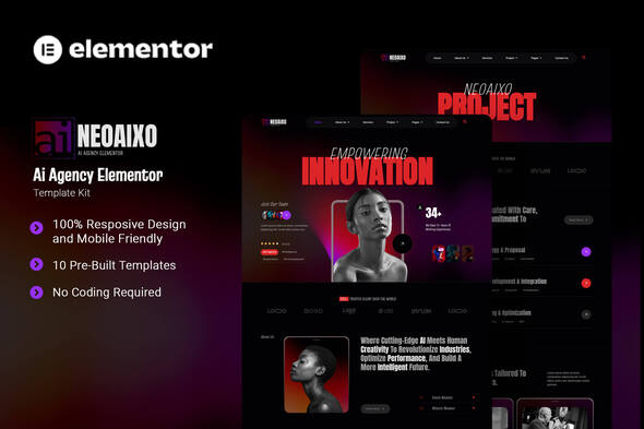 Neoaixo - AI Agency Elementor Template Kit