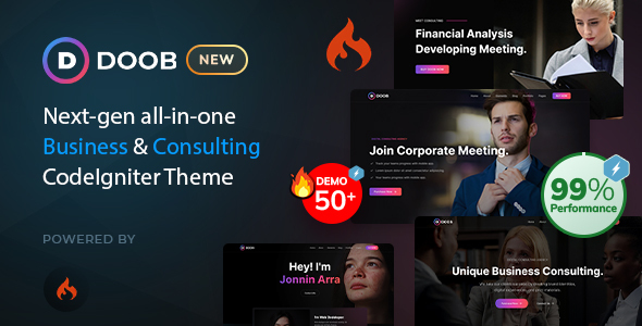 Doob - Business & Consulting CodeIgniter Template