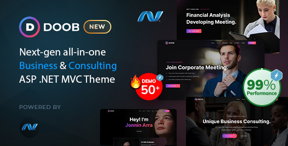 Doob - Business & Consulting ASP .NET MVC 5 Template