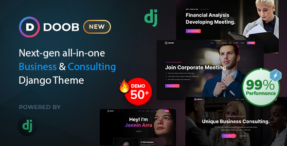 Doob - Business & Consulting Django 5 Template