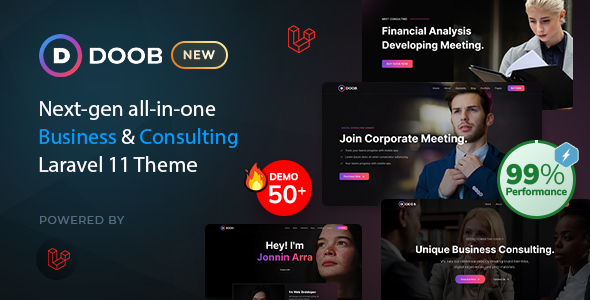 Doob - Laravel 11 - Business & Consulting Bootstrap 5 Template