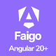 Faigo - Angular 20+ Bootstrap 5 Admin Template - ThemeForest Item for Sale