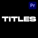 Titles - VideoHive Item for Sale
