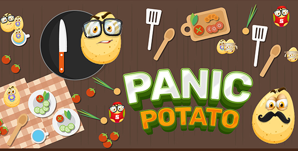 PANIC POTATO – Casual Construct 3 Game + HTML5