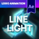 Line Light Logo Animation - VideoHive Item for Sale