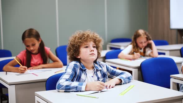 Children at the primary school.