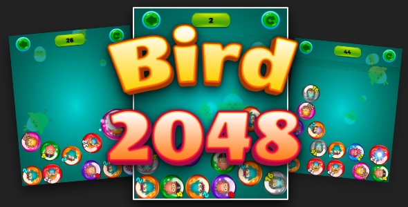 Bird 2048 Physics - Cross Platform Puzzle Game