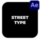 Street Type - VideoHive Item for Sale
