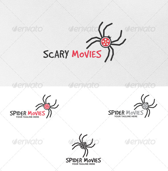 Spider Movies - Logo Template