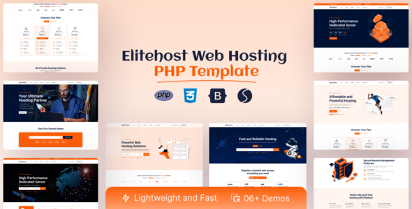 Elitehost - Hosting PHP Template