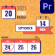 Calendar Date Time Reminder Lower Thirds - VideoHive Item for Sale
