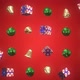 Christmas Decoration 3D Background 01 - VideoHive Item for Sale