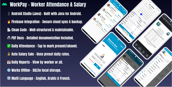 WorkPay - Worker Attendance & Salary App