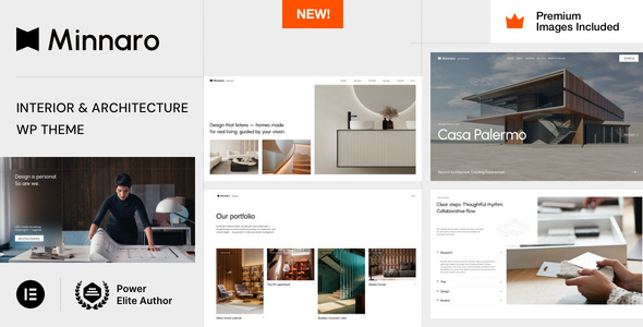 Minnaro– Interior Design and Architecture WordPress Theme
